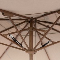 ΕΠΑΓΓΕΛΜΑΤΙΚΗ ΟΜΠΡΕΛΑ 4x4m GLADELL HM6605.02 HEAT TRANSFER ΑΛΟΥΜ.-ΑΚΡΥΛΙΚΟ ΠΑΝΙ ΜΠΕΖ