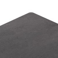 ΤΡΑΠΕΖΙ ΤΡΑΠΕΖΑΡΙΑΣ PUNDER HM6483.01 ΓΚΡΙ ΑΛΟΥΜΙΝΙΟ--SINTERED STONE TOP 220x100x76Υεκ