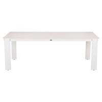 ΤΡΑΠΕΖΙ ΤΡΑΠΕΖΑΡΙΑΣ PUNDER HM6483.02 ΚΡΕΜ ΑΛΟΥΜΙΝΙΟ--SINTERED STONE TOP 220x100x76Υεκ