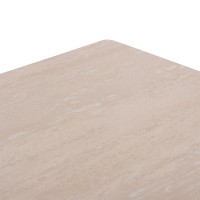 ΤΡΑΠΕΖΙ ΤΡΑΠΕΖΑΡΙΑΣ PUNDER HM6483.02 ΚΡΕΜ ΑΛΟΥΜΙΝΙΟ--SINTERED STONE TOP 220x100x76Υεκ