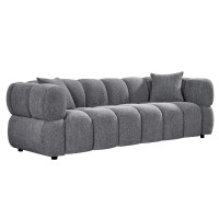ΚΑΝΑΠΕΣ 3-ΘΕΣΙΟΣ NORIKA HM3331.01 ΓΚΡΙ ΥΦΑΣΜΑ 220x88x85Υεκ.