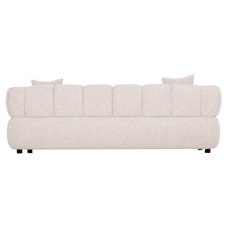 ΚΑΝΑΠΕΣ 3-ΘΕΣΙΟΣ NORIKA HM3331.02 ΕΚΡΟΥ ΥΦΑΣΜΑ 220x88x85Υεκ.