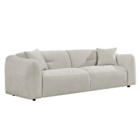 ΚΑΝΑΠΕΣ 3-ΘΕΣΙΟΣ JUNOA HM3333.02 ΕΚΡΟΥ ΥΦΑΣΜΑ 228x89x74Υεκ