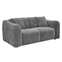 ΚΑΝΑΠΕΣ 2-ΘΕΣΙΟΣ JUNOA HM3334.01 ΓΚΡΙ ΥΦΑΣΜΑ 172x89x74Υεκ