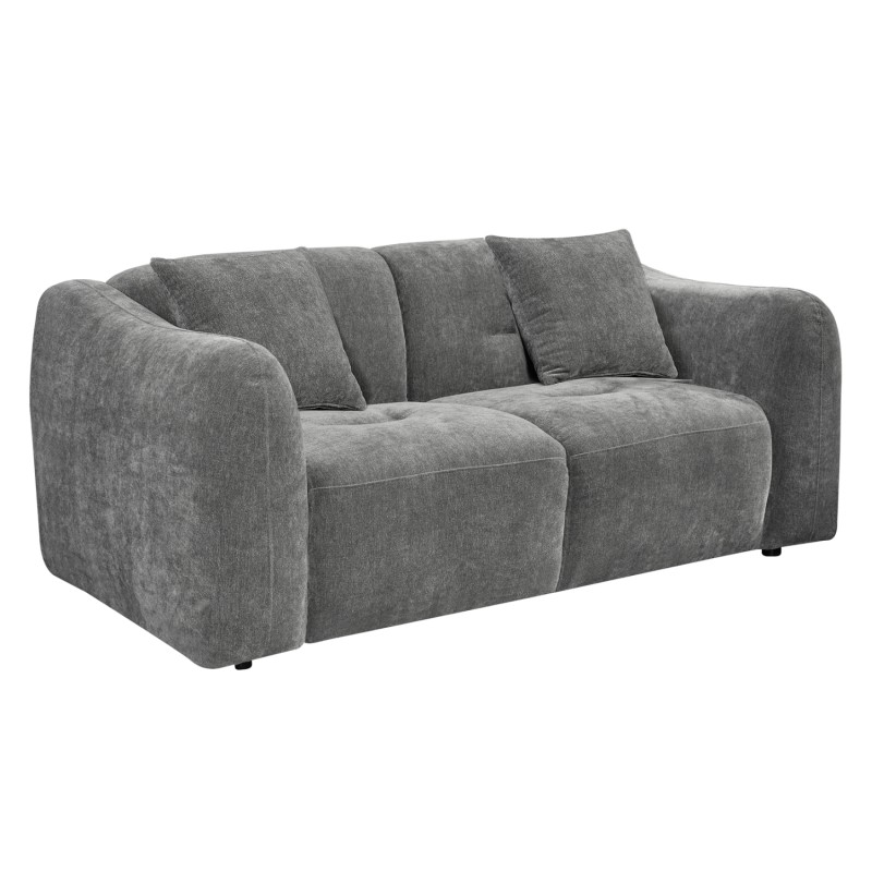 ΚΑΝΑΠΕΣ 2-ΘΕΣΙΟΣ JUNOA HM3334.01 ΓΚΡΙ ΥΦΑΣΜΑ 172x89x74Υεκ