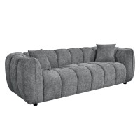 ΚΑΝΑΠΕΣ 3-ΘΕΣΙΟΣ LYKKE HM3323.01 ΓΚΡΙ ΥΦΑΣΜΑ 229x89x70Υεκ