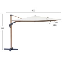 ΕΠΑΓΓΕΛΜΑΤΙΚΗ ΟΜΠΡΕΛΑ JAVANTE HM6621.02 HEAT TRANSFER ΑΛΟΥΜ.--ΜΠΕΖ ΠΑΝΙ 400x400x270Yεκ