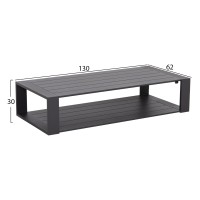 ΣΕΤ ΣΑΛΟΝΙ 4ΤΜΧ LAITH HM6551.01 ΑΛΟΥΜΙΝΙΟ & ΜΑΞΙΛΑΡΙΑ ΓΚΡΙ