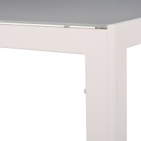ΣΕΤ ΤΡΑΠΕΖΑΡΙΑΣ 7ΤΜΧ BERG HM10876.03 ΤΡΑΠΕΖΙ ΜΕΤΑΛ.ΛΕΥΚΟ--ΚΑΡΕΚΛΕΣ ΑΛΟΥΜΙΝΙΟΥ