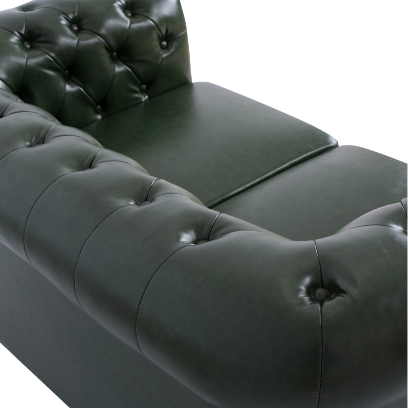 ΣΕΤ ΚΑΝΑΠΕΣ 2ΘΕΣΙΟΣ & 3ΘΕΣΙΟΣ HM10911.08 PU ΔΕΡΜΑ Τ.CHESTERFIELD ΚΥΠΑΡΙΣΣΙ