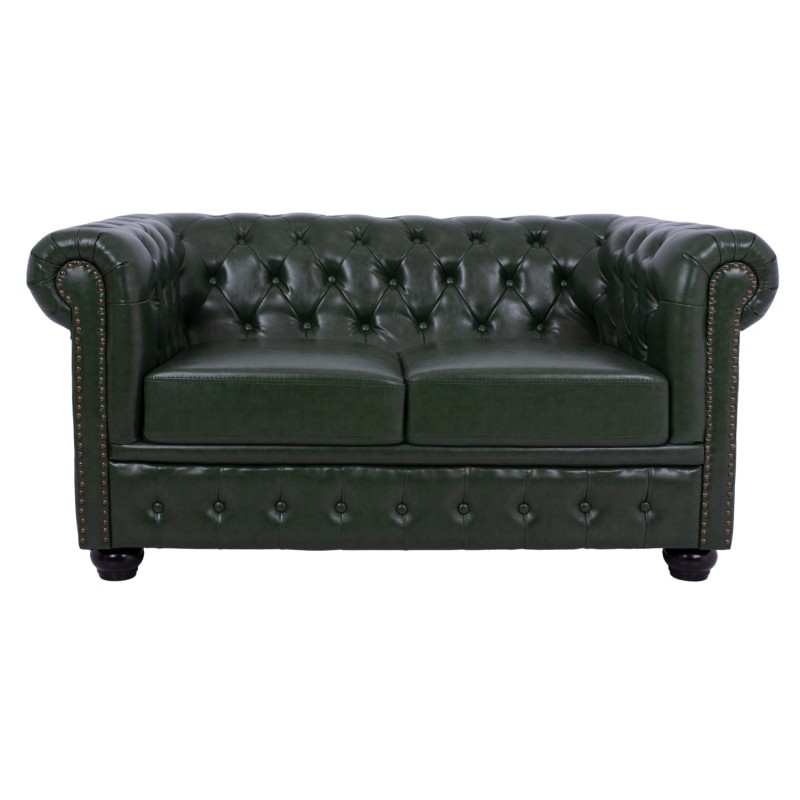 ΣΕΤ ΣΑΛΟΝΙ 3ΤΜΧ MOBAR HM10912.08 PU ΔΕΡΜΑ Τ.CHESTERFIELD ΚΥΠΑΡΙΣΣΙ