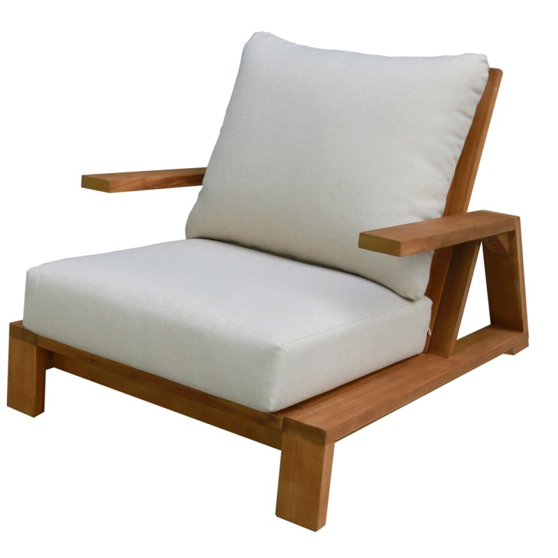 ΠΟΛΥΘΡΟΝΑ LOUNGE MIREX HM6641 ΞΥΛΟ ΑΚΑΚΙΑΣ ΦΥΣΙΚΟ-ΕΚΡΟΥ ΜΑΞΙΛΑΡΙΑ 80x96x62Υεκ