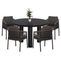ΣΕΤ ΤΡΑΠΕΖΑΡΙΑΣ ΕΞ.ΧΩΡΟΥ 5ΤΜΧ STREAM HM11004.01 ΑΛΟΥΜ.-ΣΧΟΙΝΙ-OLEFIN ΜΑΞΙΛΑΡΙΑ ΓΚΡΙ