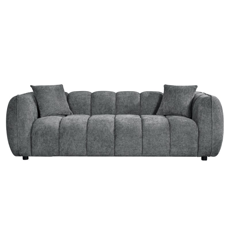 ΣΕΤ ΣΑΛΟΝΙ 3ΘΕΣΙΟΣ & 2ΘΕΣΙΟΣ LYKKE HM10812.01 ΓΚΡΙ ΥΦΑΣΜΑ