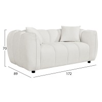 ΣΕΤ ΣΑΛΟΝΙ 3ΘΕΣΙΟΣ & 2ΘΕΣΙΟΣ LYKKE HM10812.02 ΕΚΡΟΥ ΥΦΑΣΜΑ