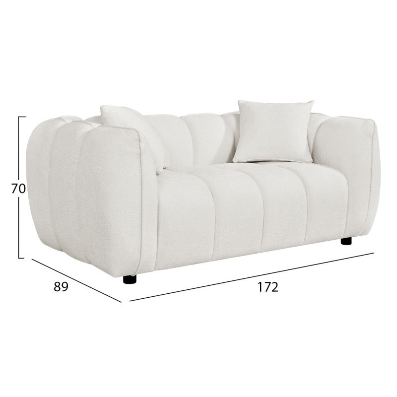 ΣΕΤ ΣΑΛΟΝΙ 3ΘΕΣΙΟΣ & 2ΘΕΣΙΟΣ LYKKE HM10812.02 ΕΚΡΟΥ ΥΦΑΣΜΑ