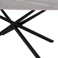 ΤΡΑΠΕΖΙ ΤΡΑΠΕΖΑΡΙΑΣ ISKA HM18420 ΚΕΡΑΜΙΚΟ TOP ΣΕ ΛΕΥΚΟ/ΚΑΦΕ ΜΑΡΜΑΡΟ 160x90x79Υεκ