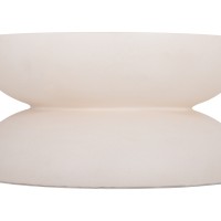 ΤΡΑΠΕΖΙ ΣΑΛΟΝΙΟΥ ANNA HM18158.02 FIBER CEMENT ΣΕ ΛΕΥΚΟ--Φ92x44.5Υεκ
