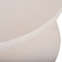 ΤΡΑΠΕΖΙ ΣΑΛΟΝΙΟΥ ANNA HM18158.02 FIBER CEMENT ΣΕ ΛΕΥΚΟ--Φ92x44.5Υεκ