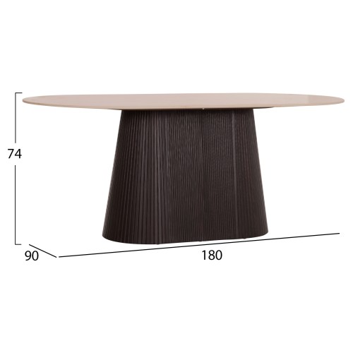 ΣΕΤ ΤΡΑΠΕΖΑΡΙΑΣ 5ΤΜΧ CATER HM12118.01 ΚΕΡΑΜΙΚΟ TOP ΟΒΑΛ--ΓΚΡΙ ΒΕΛΟΥΔΟ