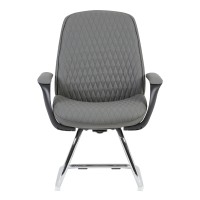 ΚΑΡΕΚΛΑ ΕΠΙΣΚΕΠΤΗ VELUM-s HM1235.10 ΓΚΡΙ PU--ΒΑΣΗ ΧΡΩΜΙΟΥ 71x60x100Υεκ.