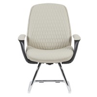 ΚΑΡΕΚΛΑ ΕΠΙΣΚΕΠΤΗ VELUM-s HM1235.02 ΜΠΕΖ PU--ΒΑΣΗ ΧΡΩΜΙΟΥ 71x60x100Υεκ.