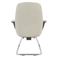 ΚΑΡΕΚΛΑ ΕΠΙΣΚΕΠΤΗ VELUM-s HM1235.02 ΜΠΕΖ PU--ΒΑΣΗ ΧΡΩΜΙΟΥ 71x60x100Υεκ.