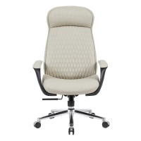 ΚΑΡΕΚΛΑ ΓΡΑΦΕΙΟΥ PREMIUM VELUM HM1233.02 ΜΠΕΖ PU--ΒΑΣΗ ΧΡΩΜΙΟΥ 71x69x116-122Υεκ.