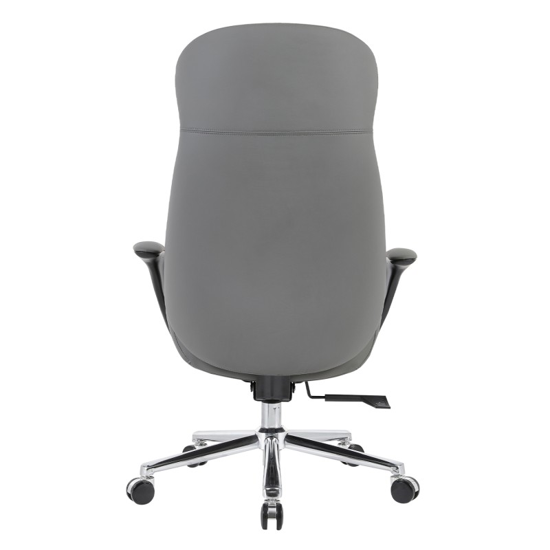 ΚΑΡΕΚΛΑ ΓΡΑΦΕΙΟΥ PREMIUM VELUM HM1233.10 ΓΚΡΙ PU--ΒΑΣΗ ΧΡΩΜΙΟΥ 71x69x116-122Υεκ.
