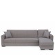 Καναπές Κρεβάτι Γωνιακός ArteLibre JOSE Καφέ 270x150x86cm