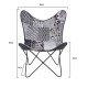Inart Μεταλλική/Υφασμάτινη Καρέκλα 65x74x85cm 7-50-122-0027