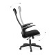Καρέκλα γραφείου Darkness Megapap με διπλό ύφασμα Mesh γκρι - μαύρο 66,5x70x123/133εκ.