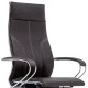 Καρέκλα γραφείου εργονομική Samurai-6 Megapap από τεχνόδερμα σε σκούρο καφέ 70x70x124/134εκ.
