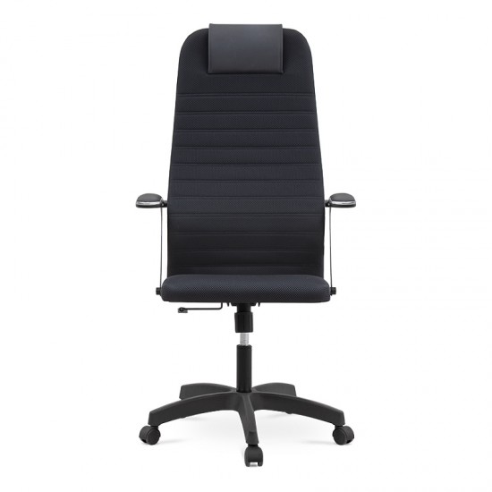 Καρέκλα γραφείου Darkness Megapap με διπλό ύφασμα Mesh χρώμα μαύρο 63x58x123/133εκ.