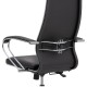 Καρέκλα γραφείου εργονομική Cannon Megapap τεχνόδερμα χρώμα μαύρο 66x63x123/133εκ.