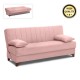 Καναπές - κρεβάτι Victor Megapap τριθέσιος βελούδινος με αποθηκευτικό χώρο σε σάπιο μήλο 190x84x90εκ.