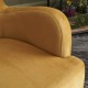 Μπερζέρα - πολυθρόνα Karina Megapap βελούδινη χρώμα χρυσό 69x60x88εκ.