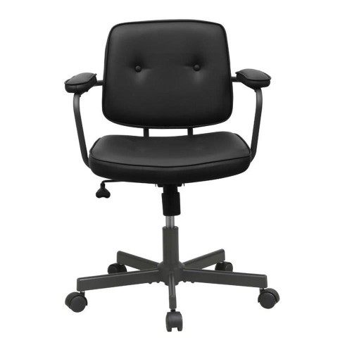 Καρέκλα γραφείου Nextdeco μαύρη Υ77-87x62.5x60,5εκ,