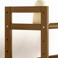 Βιβλιοθήκη Nextdeco από μπαμπού 5 επιπέδων Υ128x68x25εκ.