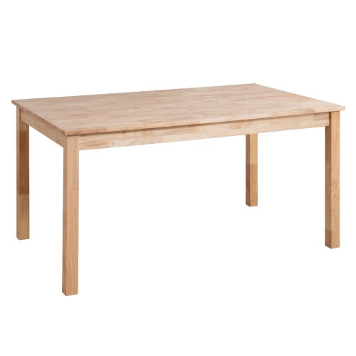 Τραπέζι τραπεζαρίας Nextdeco Natural μασίφ ξύλο Υ74×150×90εκ.