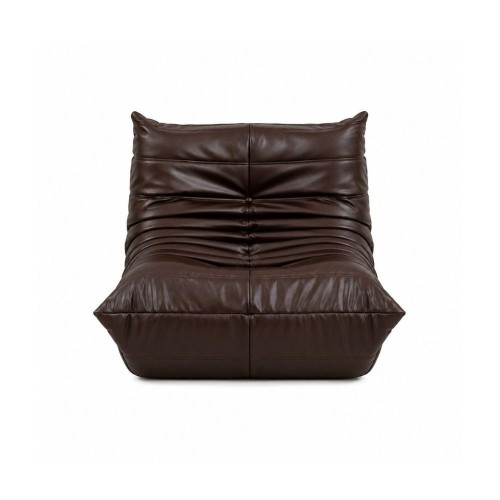 Πολυθρόνα Nextdeco Togo eco leather καφέ Υ70x97x85εκ.