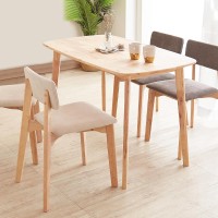 Καρέκλα τραπεζαρίας Nextdeco Natural μασίφ ξύλο γκρι Y77x44x52εκ.