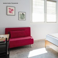 Πολυθρόνα κρεβάτι Nextdeco Berlin φουξ Υ92x100x91εκ.