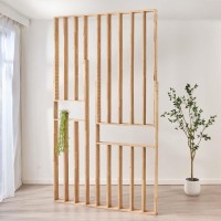 Διαχωριστικό χώρου Nextdeco Natural μασίφ ξύλο Υ240×150×10εκ.
