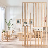Διαχωριστικό χώρου Nextdeco Natural μασίφ ξύλο Υ240×150×10εκ.