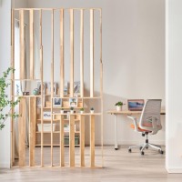 Διαχωριστικό χώρου Nextdeco Natural μασίφ ξύλο Υ240×150×10εκ.
