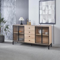 Έπιπλο τηλεόρασης μπουφές Nextdeco ξύλινο Υ85x40x160 εκ.