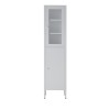Ντουλάπι μεταλλικό Nextdeco με 2 πόρτες λευκό Υ180x35x30εκ.