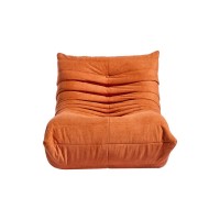 Compressed Nextdeco πολυθρόνα Togo πορτοκαλί Υ70x85x103εκ.