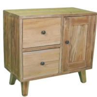 Κομοδίνο Nextdeco Tribeca ανακυκλωμένο ξύλο teak Υ55x30x60εκ.